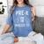 Pre-K Nailed It 2018 Cute Preschool Graduation Women's Comfort Colors T-Shirt Blue Jean