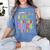 Pre School Graduation Idea For Kids & Preschool Graduation Women's Comfort Colors T-Shirt Blue Jean