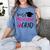 Preschool Graduation Shirt For Girl 2019 Miss Preschool Grad Women's Comfort Colors T-Shirt Blue Jean