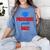 Preschooler Graduation Grad Cap Preschool Grads Rule Women's Comfort Colors T-Shirt Blue Jean