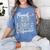 Proud Air Force Godmother US Air Force Graduation Godmother Women's Comfort Colors T-Shirt Blue Jean