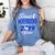 Proud BOYFRIEND Of A Class 2019 Senior Tee Graduation Women's Comfort Colors T-Shirt Blue Jean