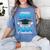 Proud Brother Of Two 2024 Graduates Twin Family Graduation Women's Comfort Colors T-Shirt Blue Jean