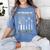 Proud Coast Guard Aunt US Coast Guard Graduation Aunt Women's Comfort Colors T-Shirt Blue Jean