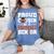 Proud Cousin Of a Football Senior 2026 Graduation Gifts Women's Comfort Colors T-Shirt Blue Jean