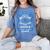 Proud Of Cousin Police Academy Graduation Shirt Women's Comfort Colors T-Shirt Blue Jean