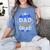 Proud Dad Of A 2018 Graduate Graduation Grad Women's Comfort Colors T-Shirt Blue Jean