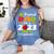 Proud Dad Of 2023 Pre K Graduate Graduation Women's Comfort Colors T-Shirt Blue Jean