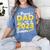 Proud Dad Of A 2023 Senior Graduation Women's Comfort Colors T-Shirt Blue Jean