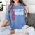 Proud Dad Of A 2026 Graduate Grad Senior Father Graduation Women's Comfort Colors T-Shirt Blue Jean
