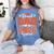 Proud Dad Of A 2026 Senior Basketball Graduation Family Women's Comfort Colors T-Shirt Blue Jean