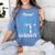 Proud Dad Of A Class Of 2019 Graduate TShirt Graduation Women's Comfort Colors T-Shirt Blue Jean