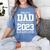 Proud Dad Graduation Senior 23 Grad Class Of 2023 Women's Comfort Colors T-Shirt Blue Jean