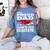 Proud Dad Graduation Shirt 2018 Graduate Tee Women's Comfort Colors T-Shirt Blue Jean