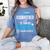 Proud Godbrother Of Two 2023 Graduate Class 2023 Graduation Women's Comfort Colors T-Shirt Blue Jean