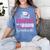 Proud Godmother Of 5th Grade Graduate 2025 Family Graduation Women's Comfort Colors T-Shirt Blue Jean