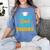 Proud Graduation Dad Father Of Graduates Women's Comfort Colors T-Shirt Blue Jean
