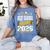Proud Great Grandma Of a Class Of 2026 Graduate Graduation Women's Comfort Colors T-Shirt Blue Jean
