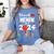 Proud MEMAW Of 2024 Pre-K Graduation Graduate Senior 2024 Women's Comfort Colors T-Shirt Blue Jean