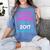 Proud Mom Of A 2017 Graduate Graduation Tee T-Shirt Women's Comfort Colors T-Shirt Blue Jean