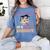 Proud Mom Of a 2024 Graduate Floral Flower Family Graduation Women's Comfort Colors T-Shirt Blue Jean