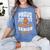 Proud Mom Of Basketball Senior 2026 Graduation Women's Comfort Colors T-Shirt Blue Jean