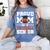 Proud Mom Of a Football Senior 2026 Graduation Gifts Women's Comfort Colors T-Shirt Blue Jean