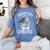 Proud Mom Of A Graduate Graduation Mama Mother Women's Comfort Colors T-Shirt Blue Jean