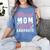 Proud Mom Of The Graduate Senior Class 2019 Graduation Party Women's Comfort Colors T-Shirt Blue Jean