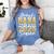 Proud Nana Of A Class Of 2025 Senior Graduation Women's Comfort Colors T-Shirt Blue Jean