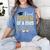 Proud Nephew Of A 2025 Graduate Nephew Graduation 2025 Women's Comfort Colors T-Shirt Blue Jean