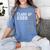 Proud Pops Of A 2026 Graduate Grad Senior Graduation Women's Comfort Colors T-Shirt Blue Jean