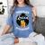 Proud Queen PhD Doctorate Degree Graduation Woman Girl Women's Comfort Colors T-Shirt Blue Jean