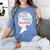 Proud Queen Shirt PhD Graduation Afro Doctorate Women's Comfort Colors T-Shirt Blue Jean