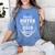 Proud Sister Of a 2018 Grad Graduation Family Women's Comfort Colors T-Shirt Blue Jean