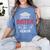 Proud Sister Of a 2019 Senior Graduation Family Women's Comfort Colors T-Shirt Blue Jean