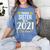 Proud Sister Of A 2021 Graduate Graduation Clothes MBA PhD Women's Comfort Colors T-Shirt Blue Jean