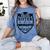 Proud Sister Of a Kindergarten Grad Graduation Shirt Women's Comfort Colors T-Shirt Blue Jean