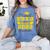 Proud Sister In Law Of 2022 Graduate Class 2022 Graduation Women's Comfort Colors T-Shirt Blue Jean