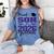 Proud Son Of a Class Of 2026 Graduate For Graduation Women's Comfort Colors T-Shirt Blue Jean