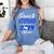 Proud STEPDAD Of A Class 2019 Senior Tshirt Graduation Women's Comfort Colors T-Shirt Blue Jean
