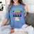 Proud Summa Cum Laude Grad College Graduation T-Shirt Women's Comfort Colors T-Shirt Blue Jean