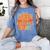 Queen Associate Degree Afrocentric Graduation T Shirt Women's Comfort Colors T-Shirt Blue Jean