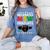 Queen MSW Social Work Grads Masters Graduation Women's Comfort Colors T-Shirt Blue Jean