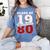 Reunion 1980 Class Of 1980 Reunion 80 Graduation 1980 Women's Comfort Colors T-Shirt Blue Jean