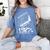 Reunion Class Of 1987 School Graduation Blast From The Past Women's Comfort Colors T-Shirt Blue Jean