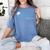 Senior 2019 Shirt Graduation High School College Tee Women's Comfort Colors T-Shirt Blue Jean