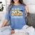 Senior 2025 Class Of 2025 Senior Graduate 2025 Graduation Women's Comfort Colors T-Shirt Blue Jean Senior 2025 Class Of 2025 Senior Graduate 2025 Graduation Women's Comfort Colors T-Shirt Blue Jean