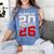 Senior 2026 Class Of 2026 Graduation 2026 Senior 26 Graduate Women's Comfort Colors T-Shirt Blue Jean