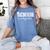 Senior 2026 Drum Major Mom 2026 Marching Band Graduation Women's Comfort Colors T-Shirt Blue Jean